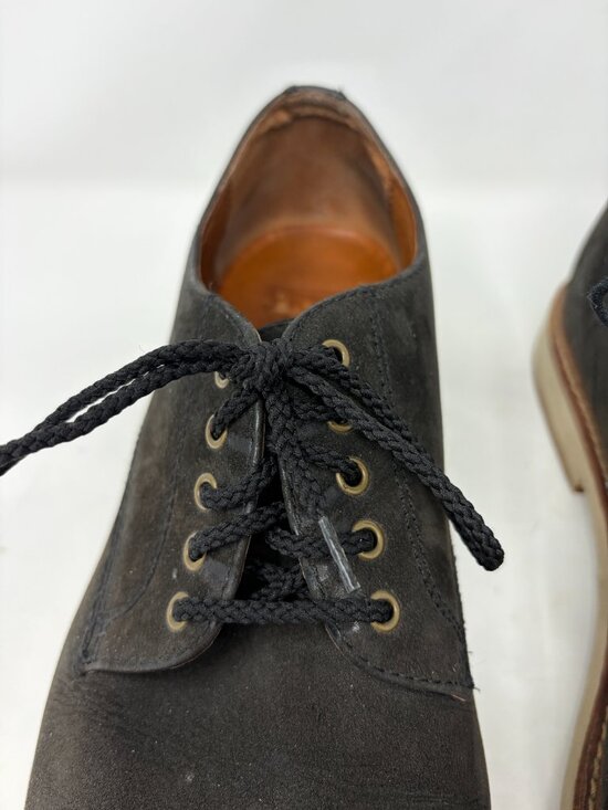 Frye men\'s shoes 11 black leather lace up derby *flaw* main image 4